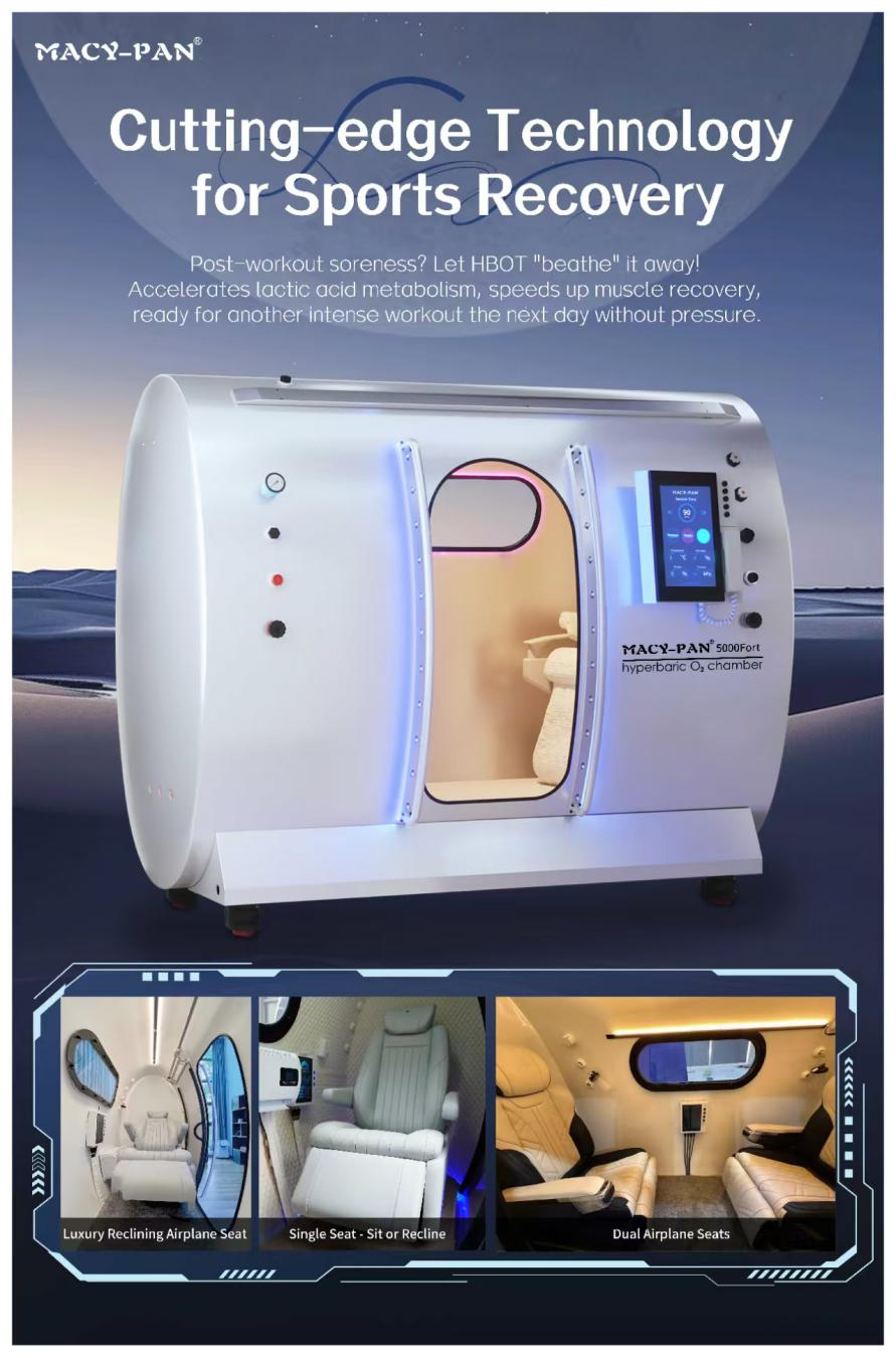 hard shell HBOT multiplace hyperbaric chamber – Macy Pan HE5000 1